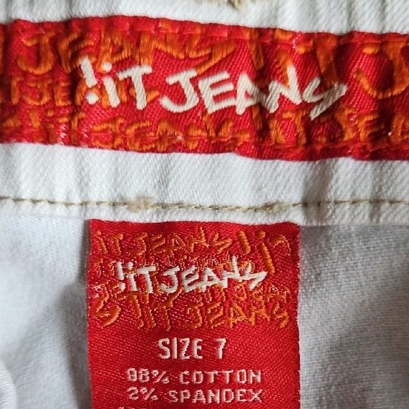 !it jeans White Jean Shorts for Women - Picture 2 of 2